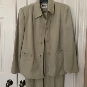 Morgan Miller Taupe Pantsuit Size 16